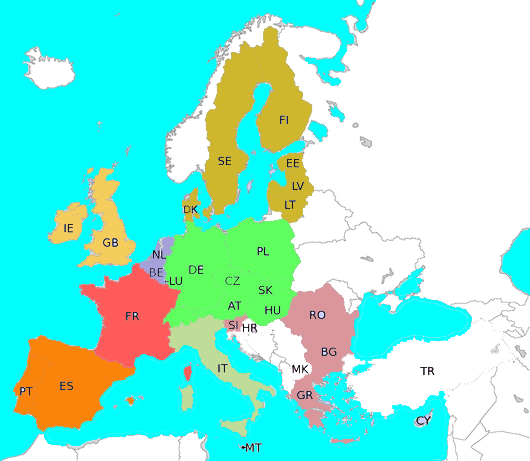 Pays de l'union Europ�enne